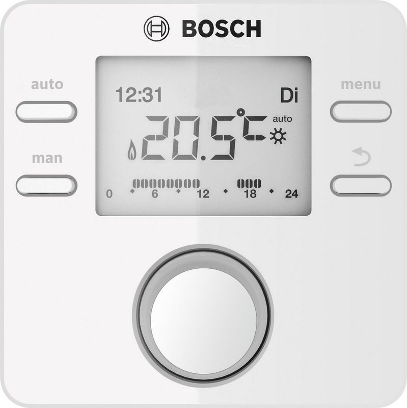 Bosch / Junkers aussentemperaturgeführter Regler CW 100, für 1 Heizkreis, mit Aussenf. Bild 1