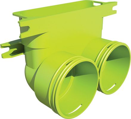 Bosch / Junkers Zubehör Wohnungslüftung RRB 75-3 Eckverbinder 90Gr Rundrohr / Flachkanal Bild 2