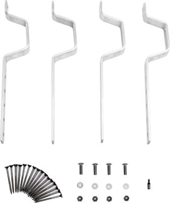 Bosch / Junkers Zubehör Flachkollektoren FKA 9-2 Dachanbindung Schiefer / Schindel, 4 Stück, Farbe grau Bild 2