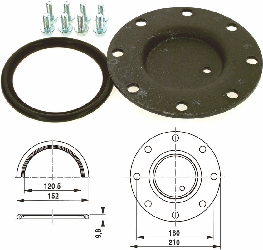 Bosch / Junkers Handlochdeckel D210 10,8 everp Bild 1