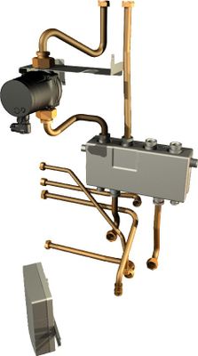 Bosch / Junkers Anschlusssatz CS 12, für CERAPURMODUL 9000i Bild 2