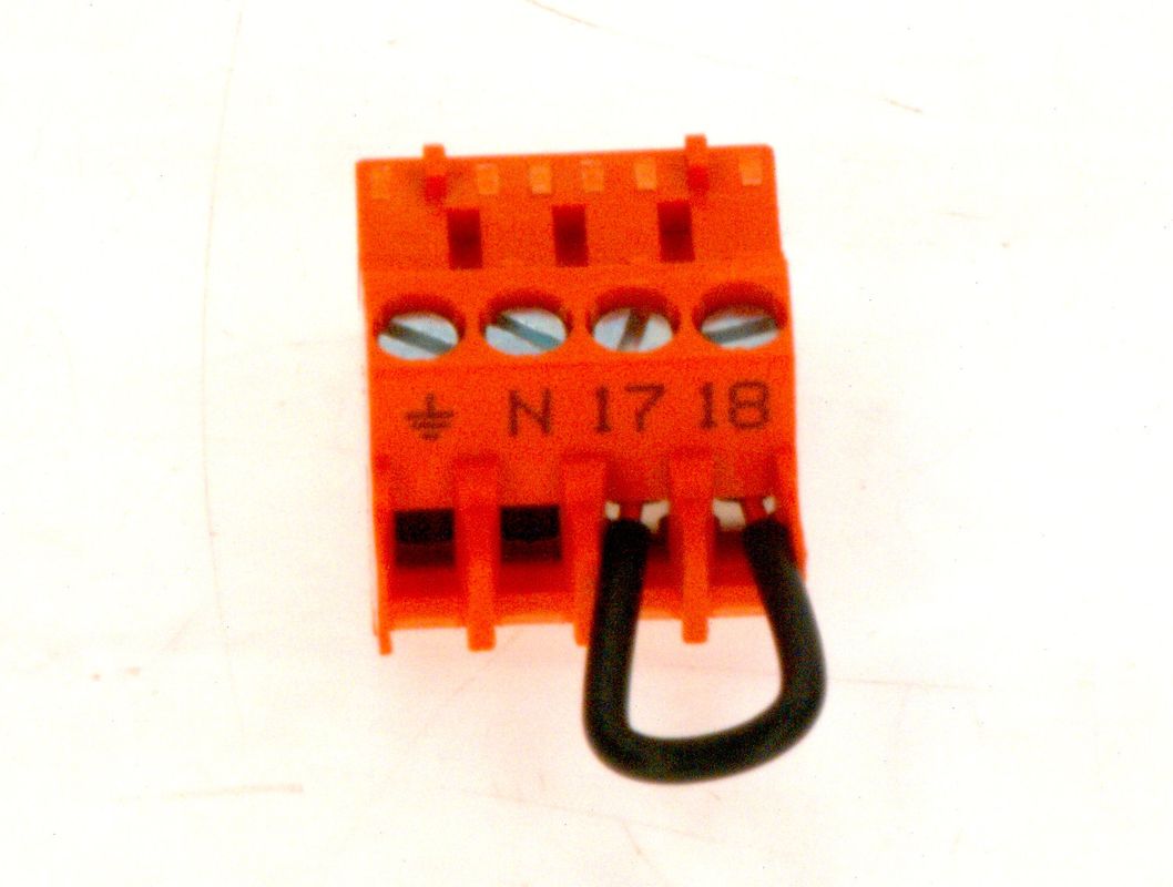Bosch / Junkers Anschlussklemme 4-polig orange 17B18 everp, Farbe orange Bild 1