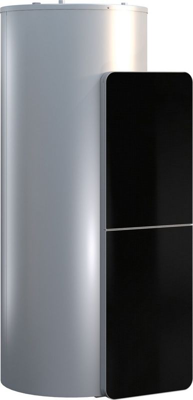 Bosch / Junkers Pufferspeicher HDS400 RO 41 C,414L Solarwaermetauscher, Blende 1500 mm, Farbe schwarz Bild 1