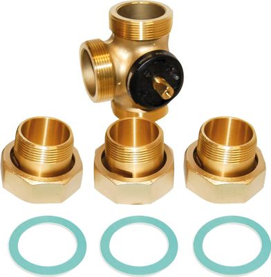 Bosch / Junkers Zubehör Solewaermepumpen VRG 40.1 3-Wege-Mischventil DN 40 Kvs=45, 2", 5 x 55 x 55 mm Bild 2