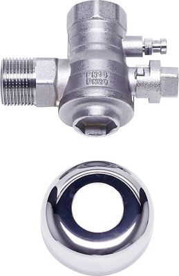 Bosch / Junkers Wartungshahn Nr. 440/1, 3/4" Eckform, mit Rosette Bild 2