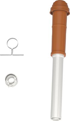 Bosch / Junkers Grundbausatz C33x, 60/100 mm, oben, Farbe rot Bild 2