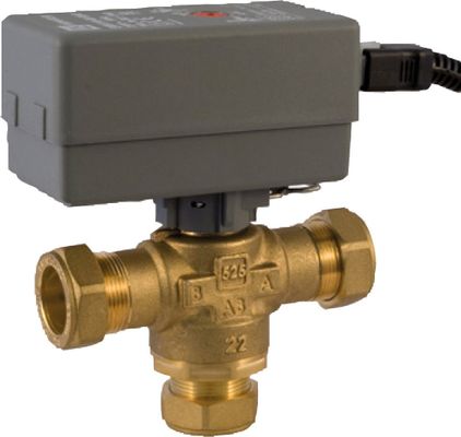 Bosch / Junkers Warmwasser-Umschaltventil WWV28-1, 28 mm, Kvs = 6,5 im Verteilmodus Bild 2