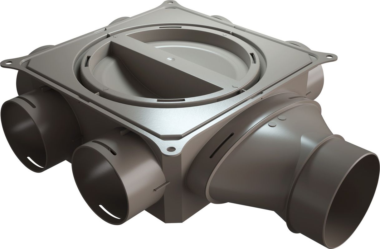Bosch / Junkers Zubehör Wohnungslüftung VK160-1S Verteiler 1-lagig seitlich Bild 1