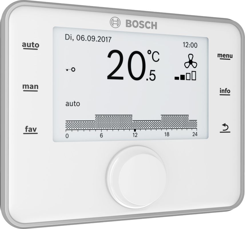 Bosch / Junkers Zubehör Wohnungslüftung CV 200 Lüftungs-Autarkregler, für V5001 / V4000 Bild 1