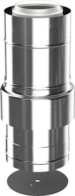 Bosch / Junkers Zuluftstutzen konzentrisch 110/160 mm, Farbe silberfarben Bild 2