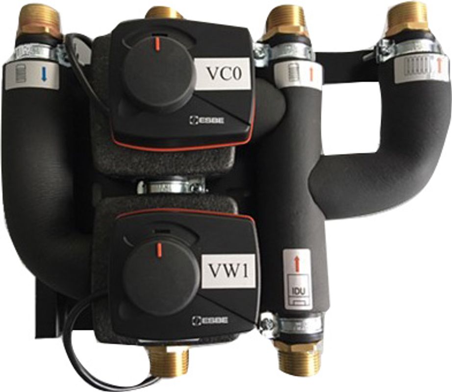 Bosch / Junkers Anschlussgruppe VC0-VW1, mit 2 Umschaltventilen, 200 x 310 x 460 mm Bild 1