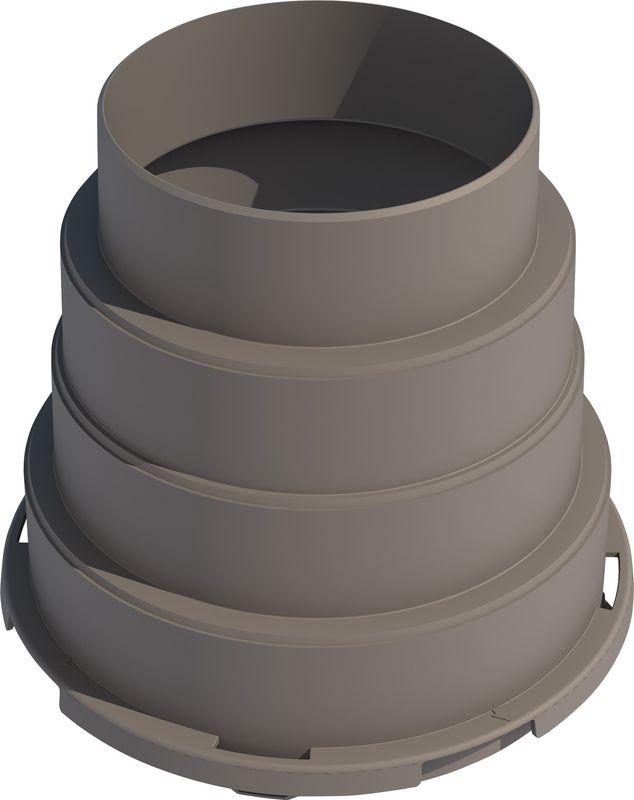 Bosch / Junkers Zubehör Wohnungslüftung VKH Anschluss-Adapter, für VK 125-1 Bild 1