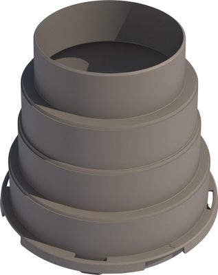 Bosch / Junkers Zubehör Wohnungslüftung VKH Anschluss-Adapter, für VK 125-1 Bild 2