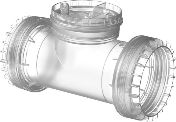 Bosch / Junkers Rohr, mit Prüföffnung, flex 80 mm Bild 2