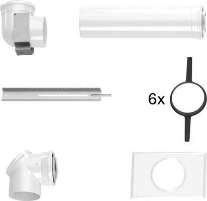 Bosch / Junkers Grundbausatz C33x, 80/125 mm, im Schacht, oben Bild 2