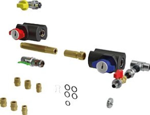 Bosch / Junkers Anschlussset Absperrhaehne CS 28-1, für Condens 5300i WM und 9000i WM Bild 2