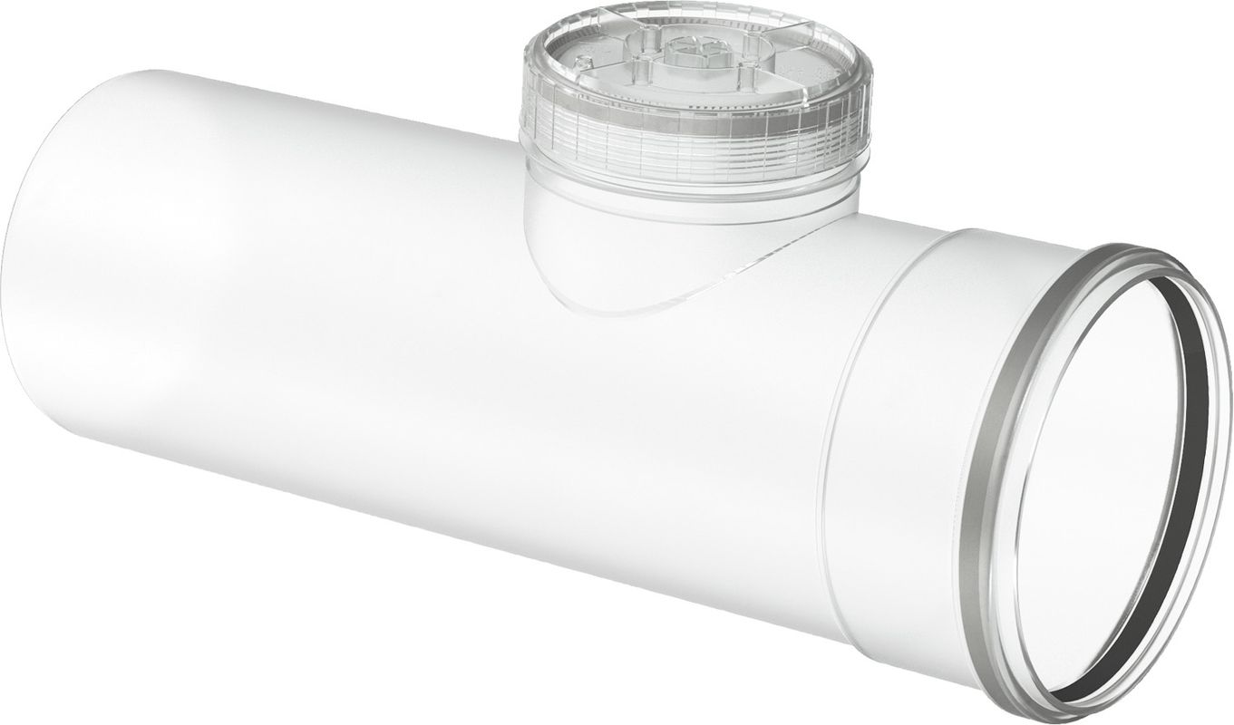 Bosch / Junkers Abgaszubehör FC-SR160 Rohr, mit Prüföffnung, d:160 mm, Länge: 250 mm Bild 1