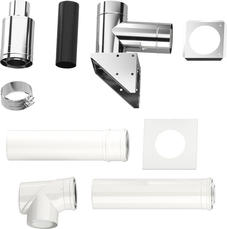 Bosch / Junkers Abgaszubehör FC-Set110-C53x (oben) Grundbausatz C53x, d:110 / 160 mm Bild 1
