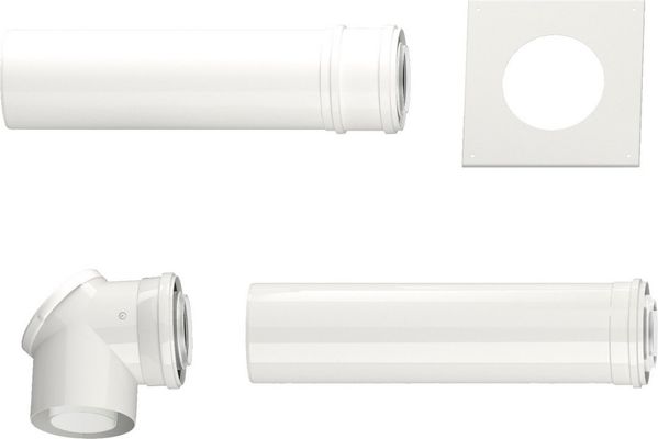Bosch / Junkers Abgaszubehör FC-Set80-C(13)3x Grundbausatz C(13)3x, d:80 / 125 mm Bild 2