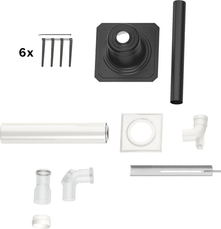Bosch / Junkers Abgaszubehör FC-Set60-B53 Grundbausatz B53, d:60 Bild 1