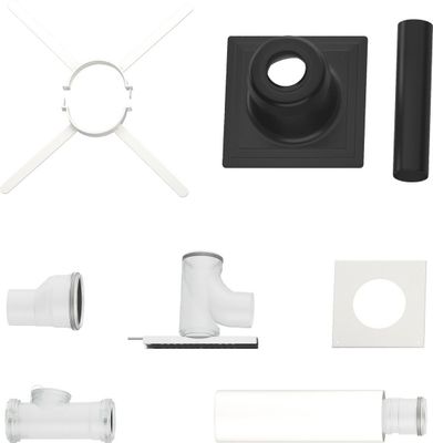 Bosch / Junkers Abgaszubehör FC-Set110-B53 Grundbausatz B53, Kunststoff, d:110 mm Bild 2