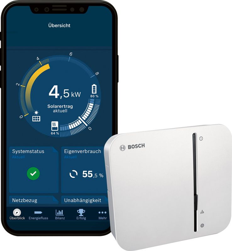 Bosch / Junkers Freischaltcode Energiemanager, für Compress 7000i AW, 7800i LW, mit PV, 2 x 152 x 225 mm Bild 1