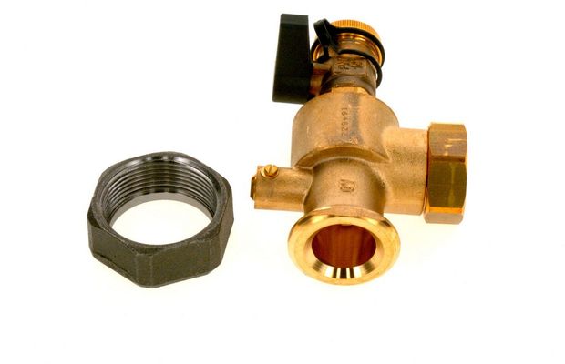 Bosch / Junkers Rückschlagventil Eckform G1"-1 1/2 Bild 2