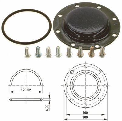 Bosch / Junkers Handlochdeckel everp, DN 120 Bild 2