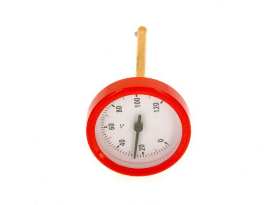 Bosch / Junkers Thermometer rot NG50, 0-120°C, Farbe rot Bild 2