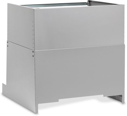 Bosch / Junkers Zubehör, für Solewaermepumpen Verrohrungsblende silber 2,08-2,4m, 65 x 392 mm, Farbe silberfarben Bild 2