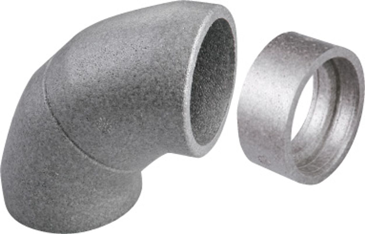 Bosch / Junkers Zubehör Wohnungslüftung BEPP 160-1 Bogen 90grd, teilbar auf 2 x 45grd, d:160 Bild 1