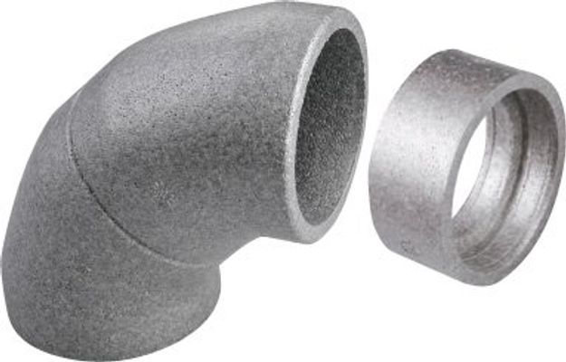 Bosch / Junkers Zubehör Wohnungslüftung BEPP 160-1 Bogen 90grd, teilbar auf 2 x 45grd, d:160 Bild 2