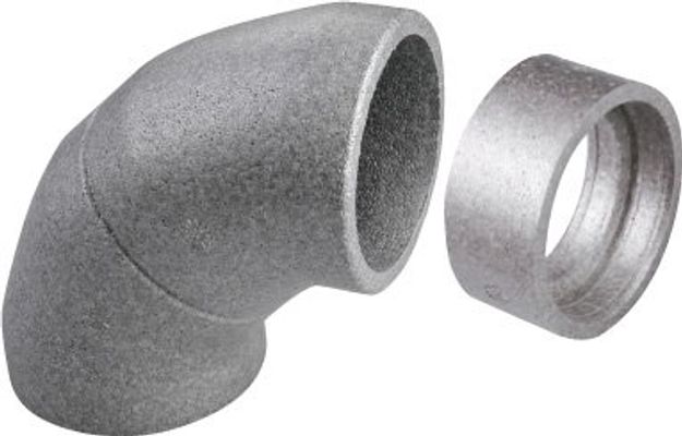 Bosch / Junkers Zubehör Wohnungslüftung BEPP 125-1 Bogen 90grd, teilbar auf 2 x 45grd, d:125 Bild 2