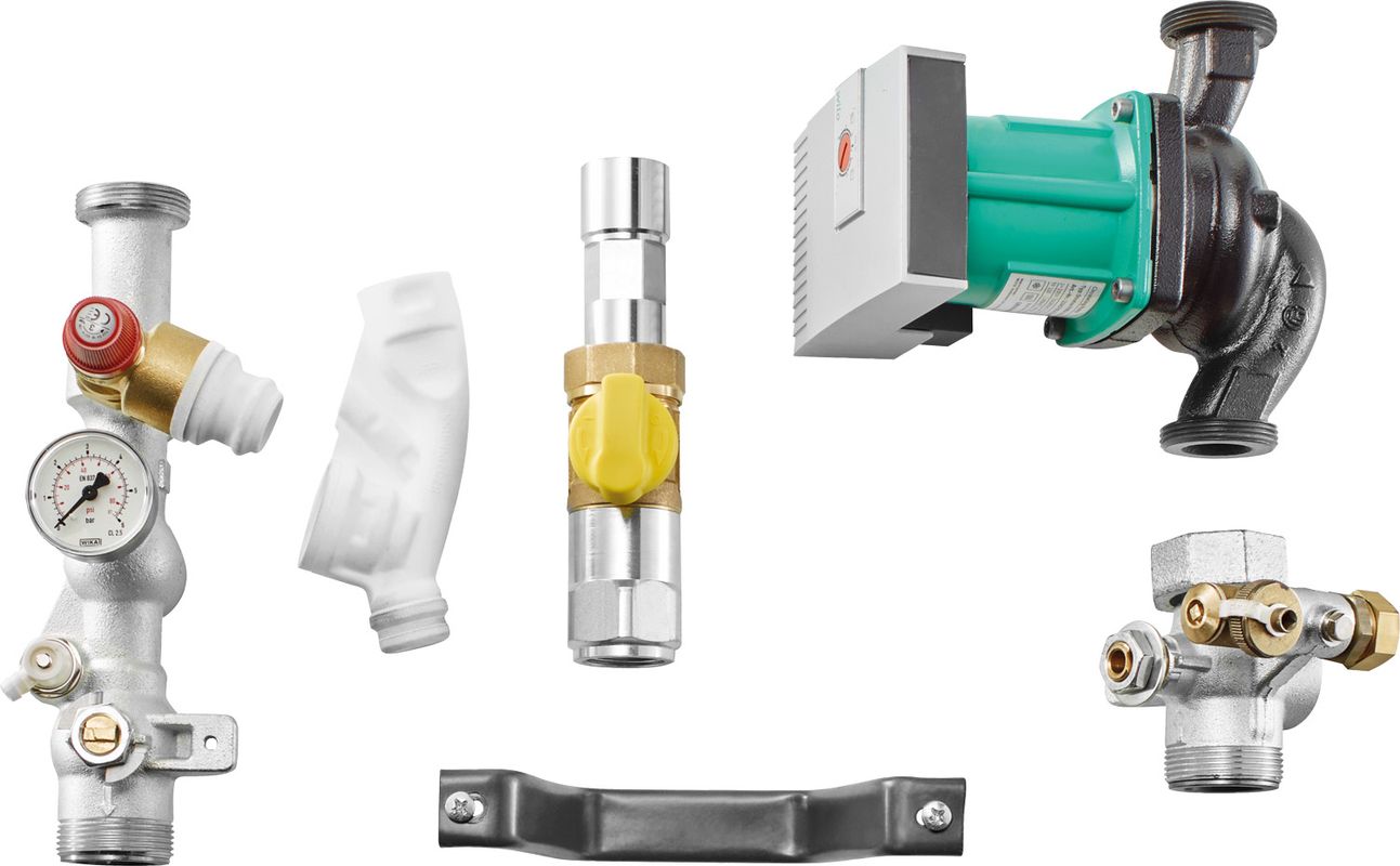 Bosch / Junkers Zubehör Pumpenanschlussgruppe inklusive Hocheff.-pumpe, für GC7000 WP 150 Bild 1