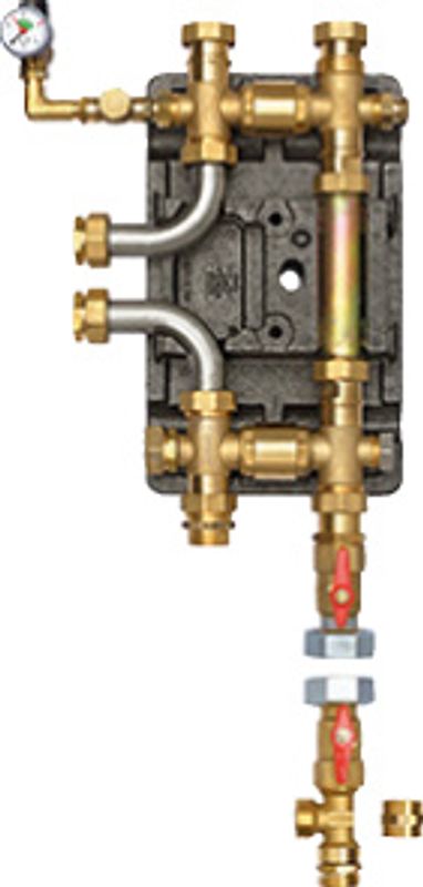 Bosch / Junkers Zubehör, für Luftwaermepumpen DDV 32 Doppelt differenzdruckloser Verteiler 32, 280 x 560 x 350 mm Bild 1