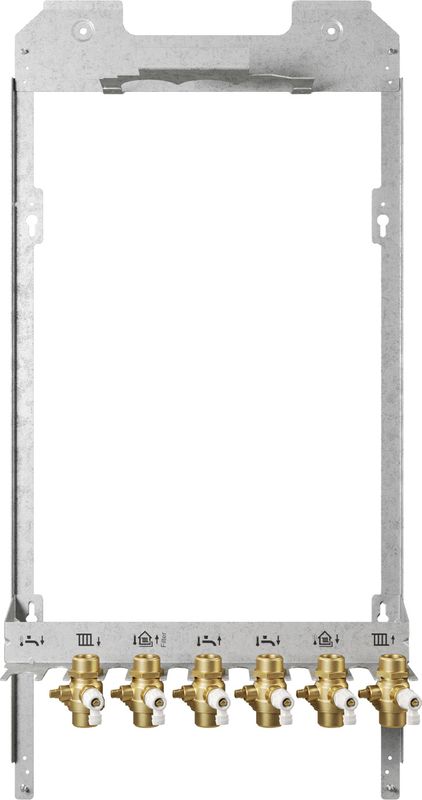 Bosch / Junkers Zubehör, für Wohnungsstationen Montagerahmen F7001 RS inklusive Kugelhaehne Bild 1