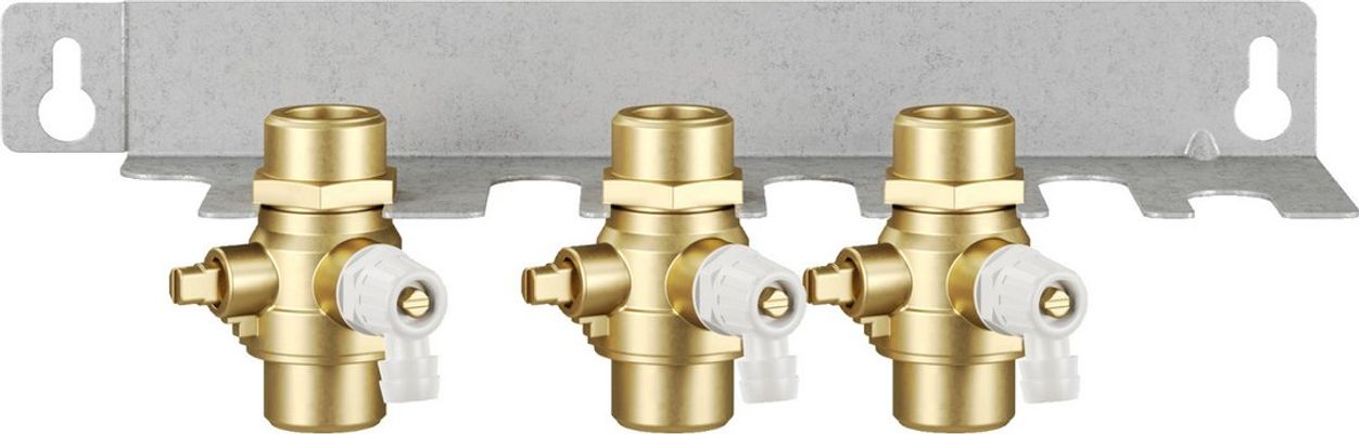 Bosch / Junkers Zubehör, für Wohnungsstationen Montageplatte Heizkreismodul, inklusive 3 KH Bild 2