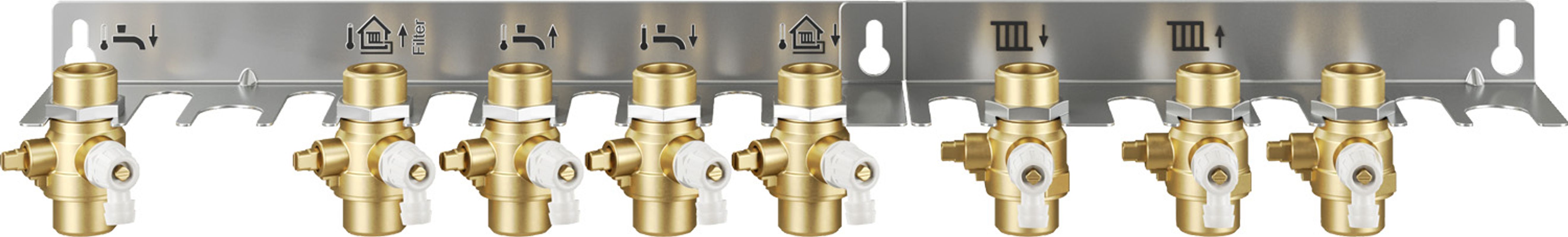 Bosch / Junkers Zubehör, für Wohnungsstationen Montageplatte, für Basis- und HK-Modul Bild 1