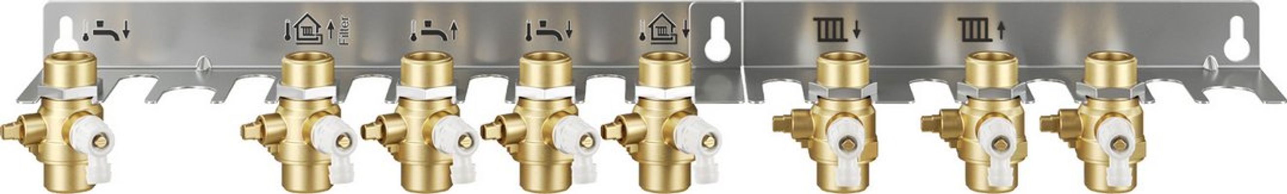 Bosch / Junkers Zubehör, für Wohnungsstationen Montageplatte, für Basis- und HK-Modul Bild 2