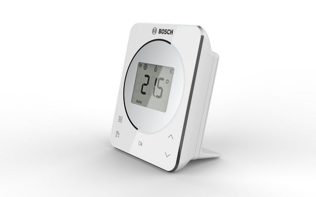 Bosch / Junkers Funk-Fernbedienung CR 20 RF Temperatur- und Feuchtemessung,116 x 95 x 32, 21 x 116 x 95 mm, Farbe braun Bild 2