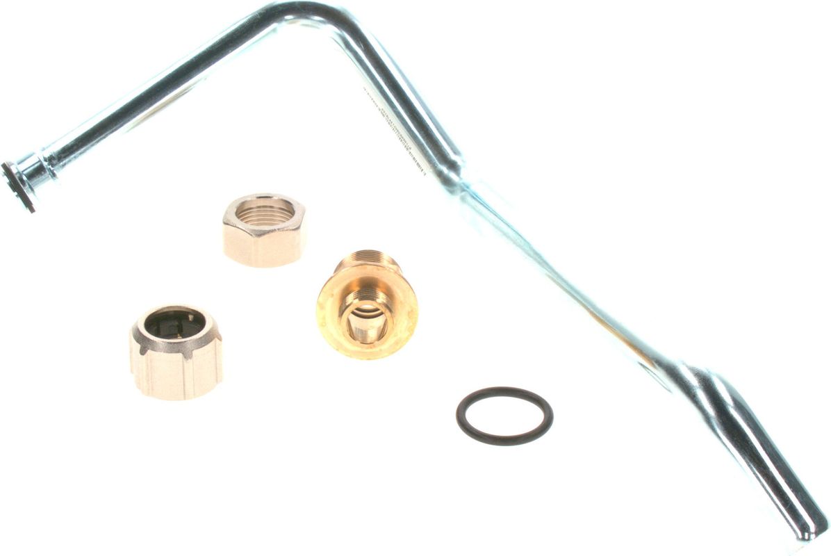 Bosch / Junkers Verbindungsrohr Armatur / Brenner komplett Bild 1