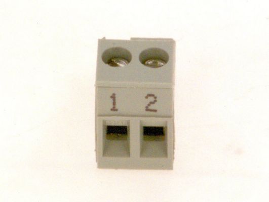 Bosch / Junkers Anschlussklemme 2-polig grau FW, Farbe grau Bild 2