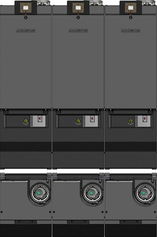 Bosch / Junkers Installationszub. TL3, ohne Weiche Anschlussset, für 3 Kaskade GC7000 WP Bild 1