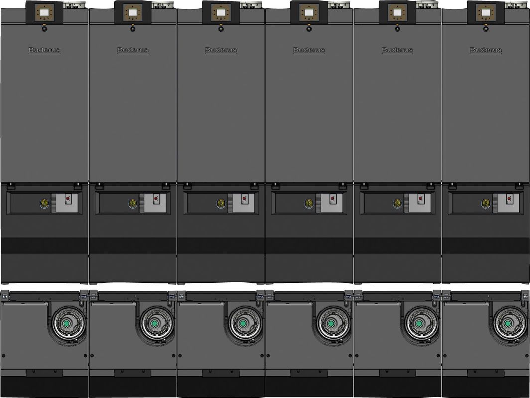 Bosch / Junkers Installationszub. TL6, ohne Weiche Anschlussset, für 6 Kaskade GC7000 WP Bild 1
