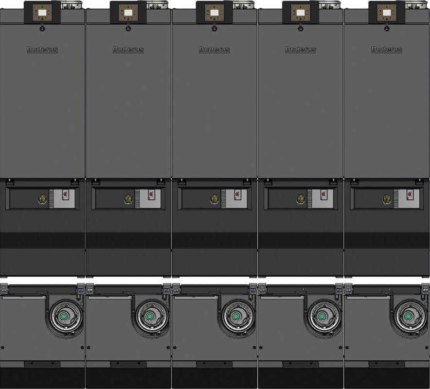 Bosch / Junkers Installationszub. TL5, ohne Weiche Anschlussset, für 5 Kaskade GC7000 WP Bild 1