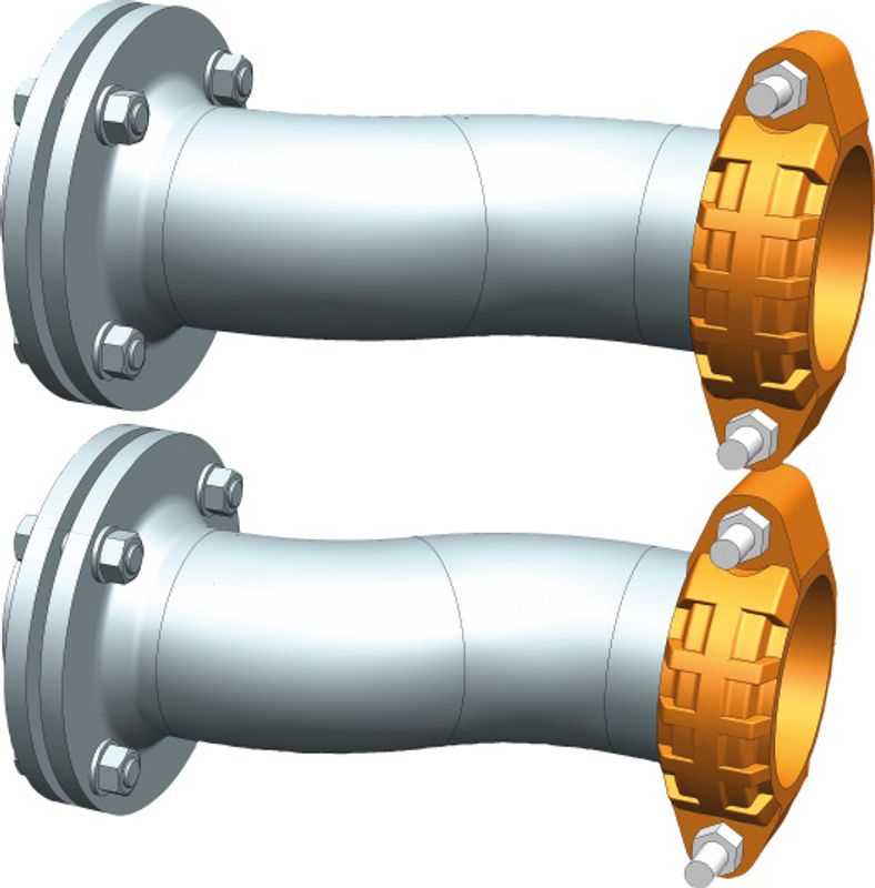 Bosch / Junkers Installationszubehör, für GC7000 WP Victaulic Flansch Verbinder 4" Bild 1