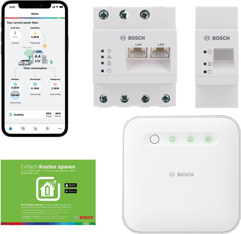 Bosch / Junkers Energiemanager-Set, für Wärmepumpen PV, ohne Fronius, ohne Stromspeicher Bild 1