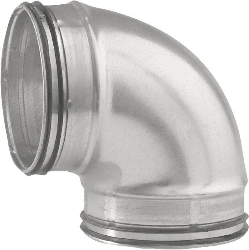Bosch / Junkers Zubehör Wohnungslüftung BM-K90-160 Bogen Metall, kurz, 90 Gr, DN 160 Bild 1