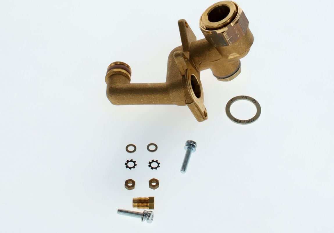 Bosch / Junkers Rücklaufverteiler Bild 1