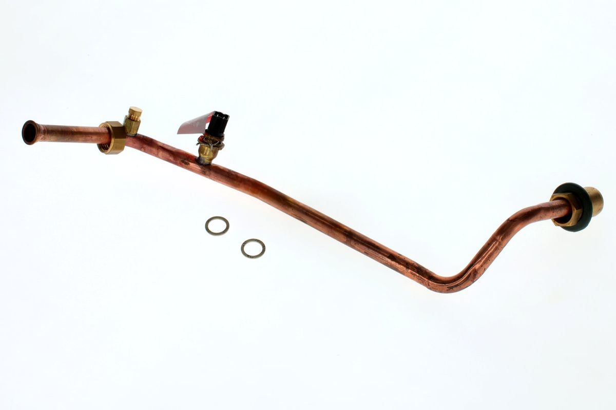 Bosch / Junkers Verbindungsrohr, Farbe rot Bild 1